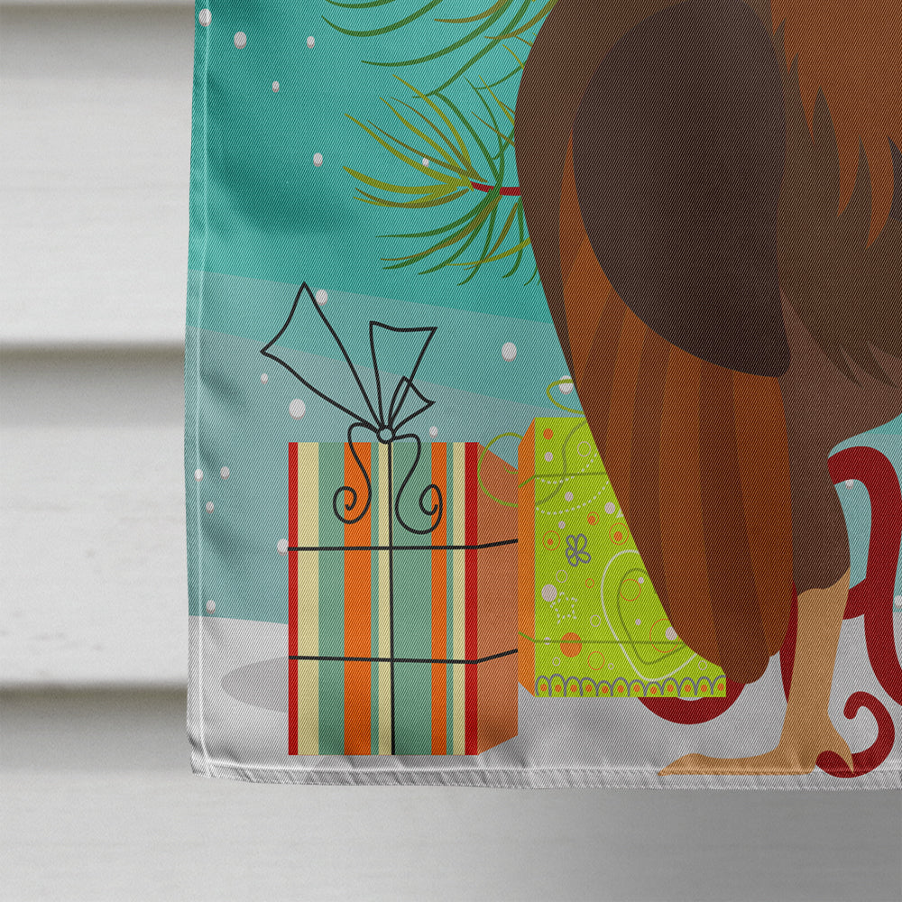 Malaysian Serama Chicken Christmas House Flag 28x40 Porch Sleeve Pole Decorative Outside Yard Banner Artwork Wall Hanging, Polyester