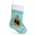 Malaysian Serama Chicken Christmas Holiday Stocking Double-Sided Print, Polyester Suede,11x18, Made in USA