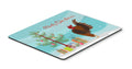 Malaysian Serama Chicken Christmas Mouse Pad, Heat Resistant Trivet Hot Pad , Non Slip Rubber Desk Mat, Kitchen Counter Protector, Home Office Decor Gift