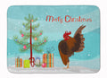 Malaysian Serama Chicken Christmas Memory Foam Kitchen Mat Machine Washable Anti-Fatigue Cushion Comfort Bath or Kitchen Rug