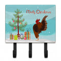 Malaysian Serama Chicken Christmas Leash or Key Holder Wall Hooks, Coat Rack Wall Mount, for Hanging Keys, Towels, Aprons, Leashes