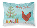 New Hampshire Red Chicken Christmas Standard Pillowcase Lightweight Super Soft Easy Care Decorative Artwork Pillowcase, Standard