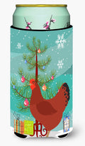 New Hampshire Red Chicken Christmas Tall Boy Hugger Can Cooler Sleeve Machine Washable Drink Collapsible Insulator Beverage Insulated Holder