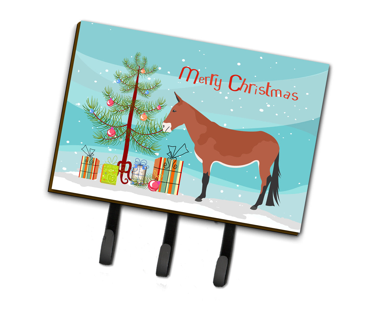 Mule Christmas Leash or Key Holder Wall Hooks, Coat Rack Wall Mount, for Hanging Keys, Towels, Aprons, Leashes
