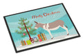 Australian Teamster Donkey Christmas Doormat Indoor Outdoor 18H X 27W Front Door Mat Rugs for Entryway, Non Slip Washable