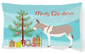 Australian Teamster Donkey Christmas Decorative Throw Pillow 12x16 Indoor Outdoor Accent Cushion, Fabric Cover with Insert for Sofa, Bed, Porch & Living Room