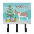 Australian Teamster Donkey Christmas Leash or Key Holder Wall Hooks, Coat Rack Wall Mount, for Hanging Keys, Towels, Aprons, Leashes