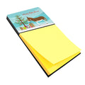 Miniature Mediterranian Donkey Christmas Watercolor Sticky Note Holder Refillable Dispenser Desk Accessory 3x3 Pad Gift