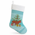 Irish Donkey Christmas Holiday Stocking Double-Sided Print, Polyester Suede,11x18, Made in USA