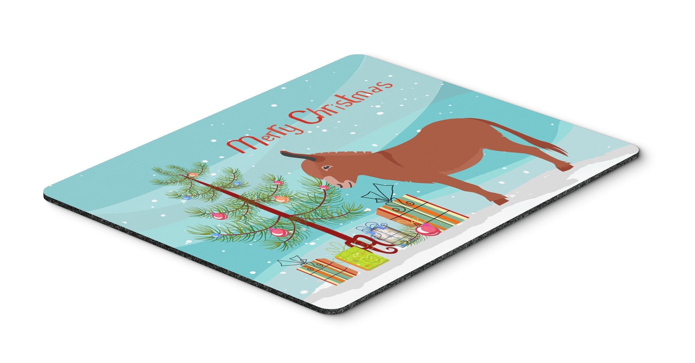 Irish Donkey Christmas Mouse Pad, Heat Resistant Trivet Hot Pad , Non Slip Rubber Desk Mat, Kitchen Counter Protector, Home Office Decor Gift