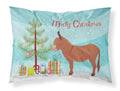 Irish Donkey Christmas Standard Pillowcase Lightweight Super Soft Easy Care Decorative Artwork Pillowcase, Standard