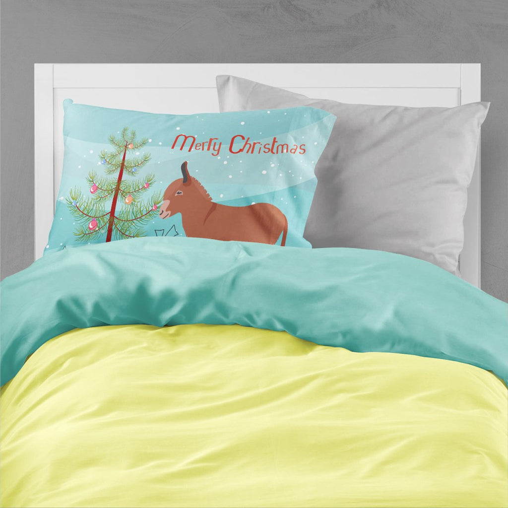 Irish Donkey Christmas Standard Pillowcase Lightweight Super Soft Easy Care Decorative Artwork Pillowcase, Standard