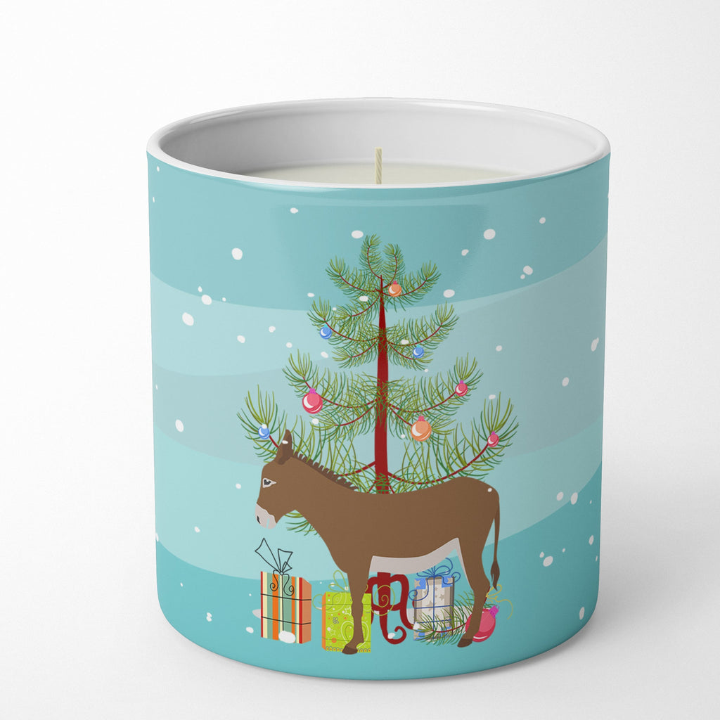 Cotentin Donkey Christmas Decorative Soy Candle Nature Soy Wax Essential Oil Home Decor Ideal for Bedroom Kitchen Bath Office Gift, 10 oz