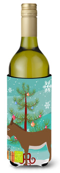 Cotentin Donkey Christmas Wine Bottle Hugger Gift Sleeve for Standard 750 ml Bottles, Insulated Reusable Also Fits Mini Shot & Pint Bottles