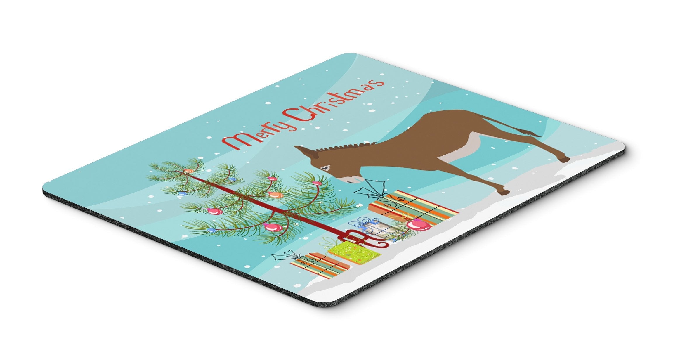 Cotentin Donkey Christmas Mouse Pad, Heat Resistant Trivet Hot Pad , Non Slip Rubber Desk Mat, Kitchen Counter Protector, Home Office Decor Gift