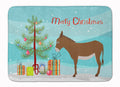 Cotentin Donkey Christmas Memory Foam Kitchen Mat Machine Washable Anti-Fatigue Cushion Comfort Bath or Kitchen Rug