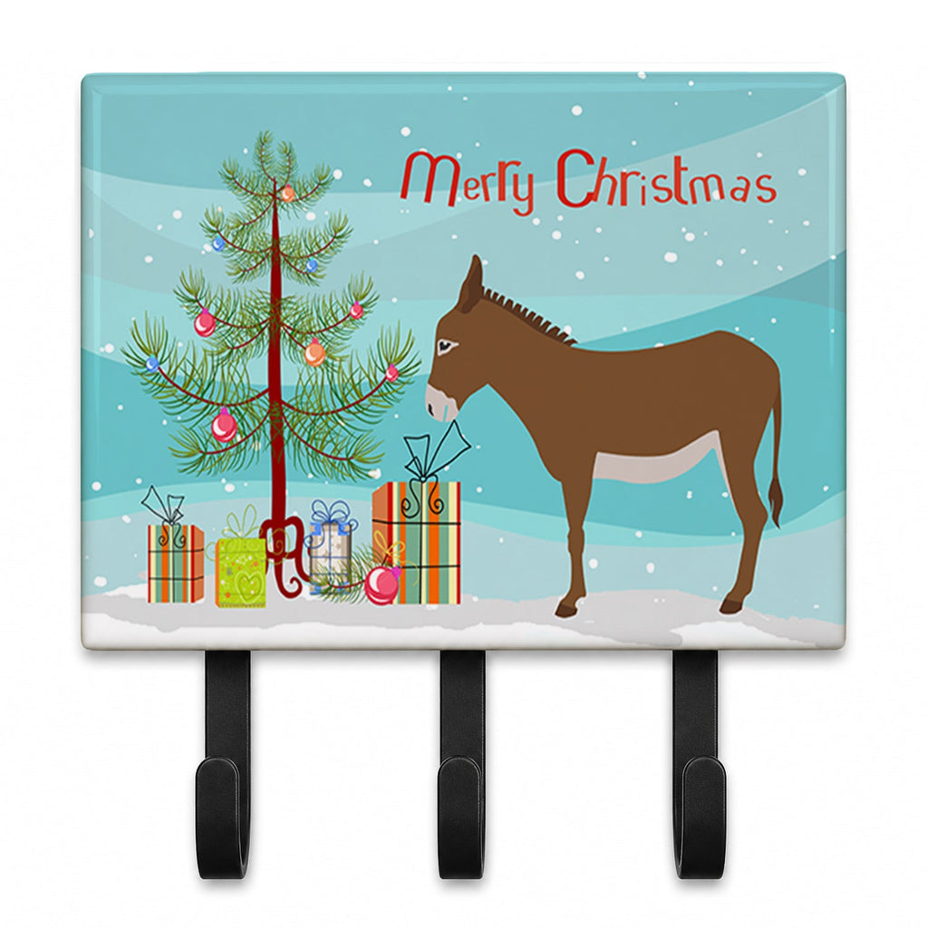 Cotentin Donkey Christmas Leash or Key Holder Wall Hooks, Coat Rack Wall Mount, for Hanging Keys, Towels, Aprons, Leashes