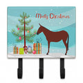 Hinny Horse Donkey Christmas Leash or Key Holder Wall Hooks, Coat Rack Wall Mount, for Hanging Keys, Towels, Aprons, Leashes