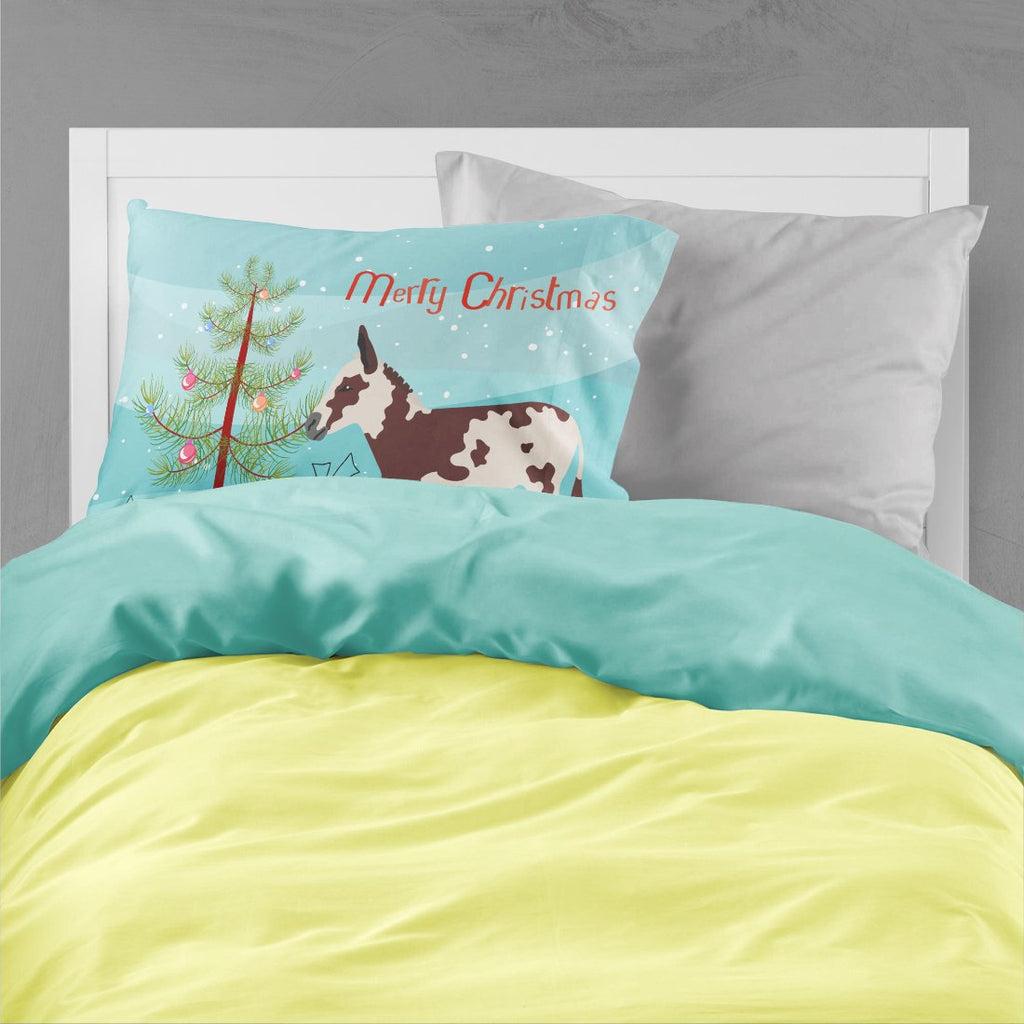 American Spotted Donkey Christmas Standard Pillowcase Lightweight Super Soft Easy Care Decorative Artwork Pillowcase, Standard
