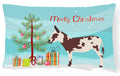 American Spotted Donkey Christmas Decorative Throw Pillow 12x16 Indoor Outdoor Accent Cushion, Fabric Cover with Insert for Sofa, Bed, Porch & Living Room