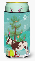 American Spotted Donkey Christmas Tall Boy Hugger Can Cooler Sleeve Machine Washable Drink Collapsible Insulator Beverage Insulated Holder