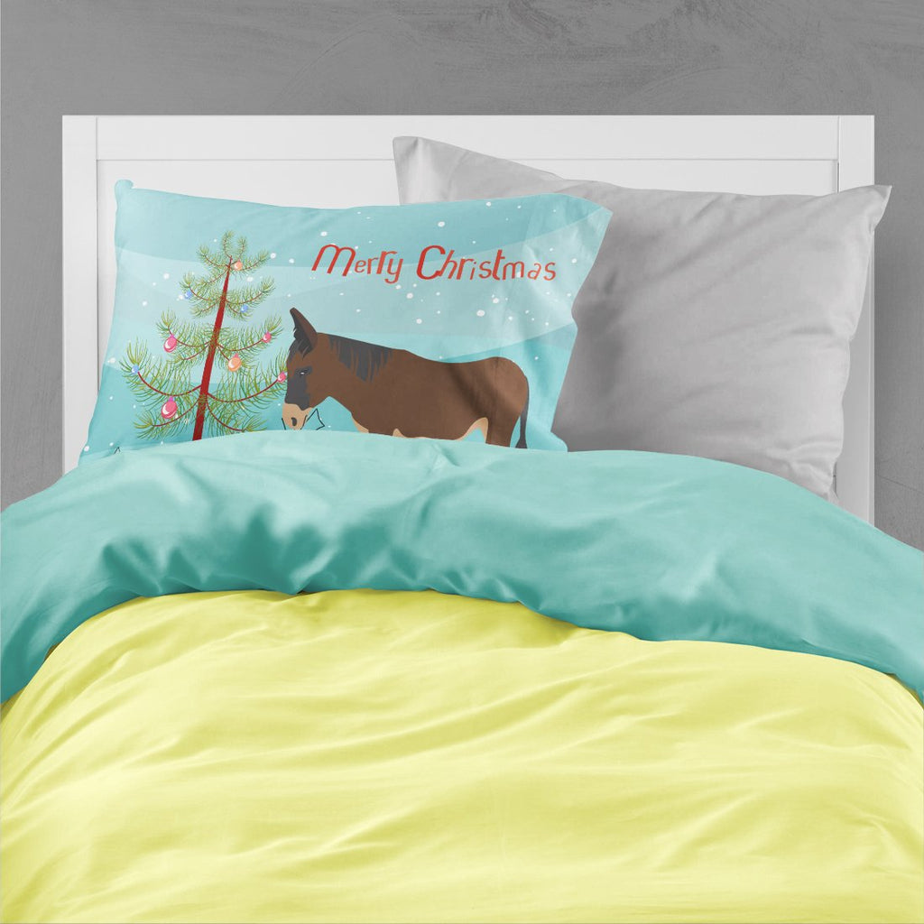 Zamorano-Leones Donkey Christmas Standard Pillowcase Lightweight Super Soft Easy Care Decorative Artwork Pillowcase, Standard