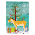 Turkmenian Kulan Donkey Christmas House Flag 28x40 Porch Sleeve Pole Decorative Outside Yard Banner Artwork Wall Hanging, Polyester