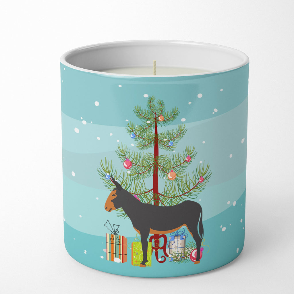 Catalan Donkey Christmas Decorative Soy Candle Nature Soy Wax Essential Oil Home Decor Ideal for Bedroom Kitchen Bath Office Gift, 10 oz