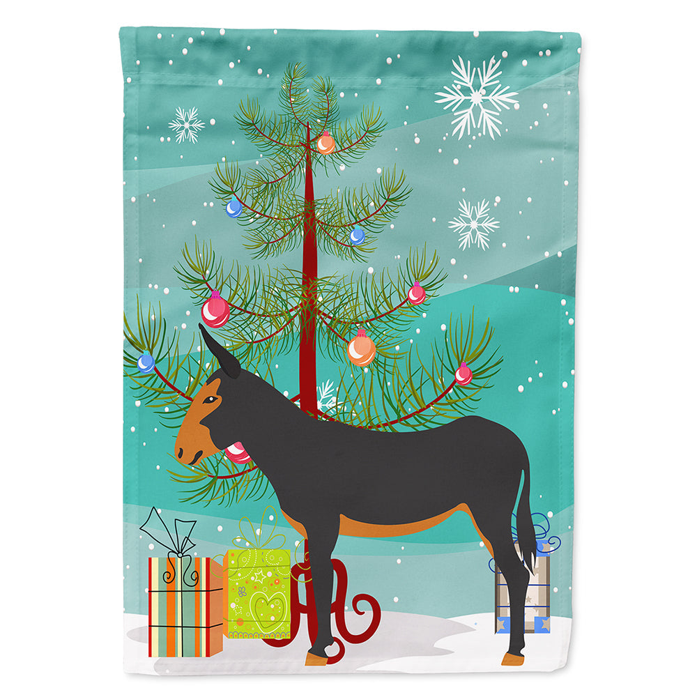 Catalan Donkey Christmas House Flag 28x40 Porch Sleeve Pole Decorative Outside Yard Banner Artwork Wall Hanging, Polyester