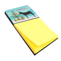 Catalan Donkey Christmas Watercolor Sticky Note Holder Refillable Dispenser Desk Accessory 3x3 Pad Gift