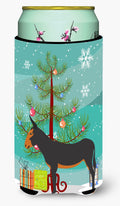 Catalan Donkey Christmas Tall Boy Hugger Can Cooler Sleeve Machine Washable Drink Collapsible Insulator Beverage Insulated Holder