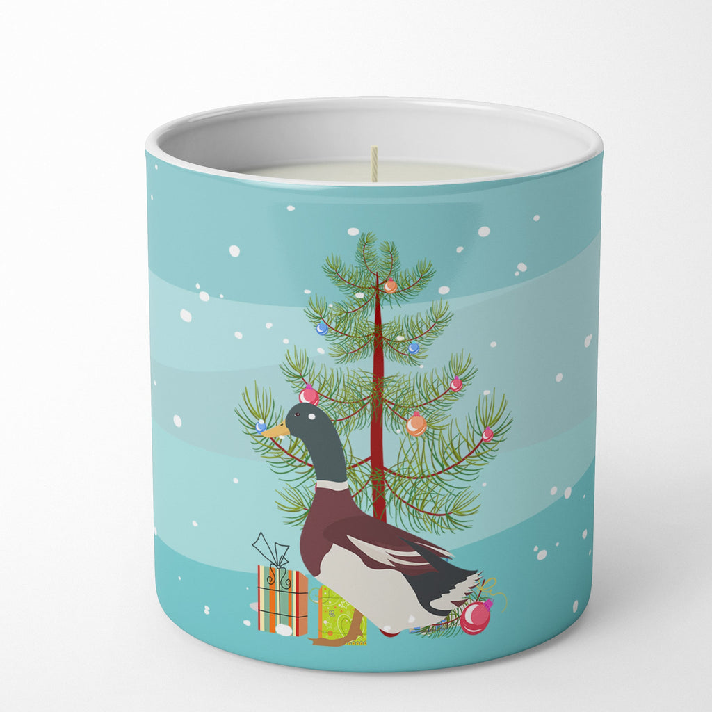 Rouen Duck Christmas Decorative Soy Candle Nature Soy Wax Essential Oil Home Decor Ideal for Bedroom Kitchen Bath Office Gift, 10 oz