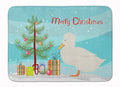 Crested Duck Christmas Memory Foam Kitchen Mat Machine Washable Anti-Fatigue Cushion Comfort Bath or Kitchen Rug