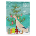 West Harlequin Duck Christmas House Flag 28x40 Porch Sleeve Pole Decorative Outside Yard Banner Artwork Wall Hanging, Polyester