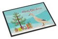 West Harlequin Duck Christmas Doormat Indoor Outdoor 18H X 27W Front Door Mat Rugs for Entryway, Non Slip Washable