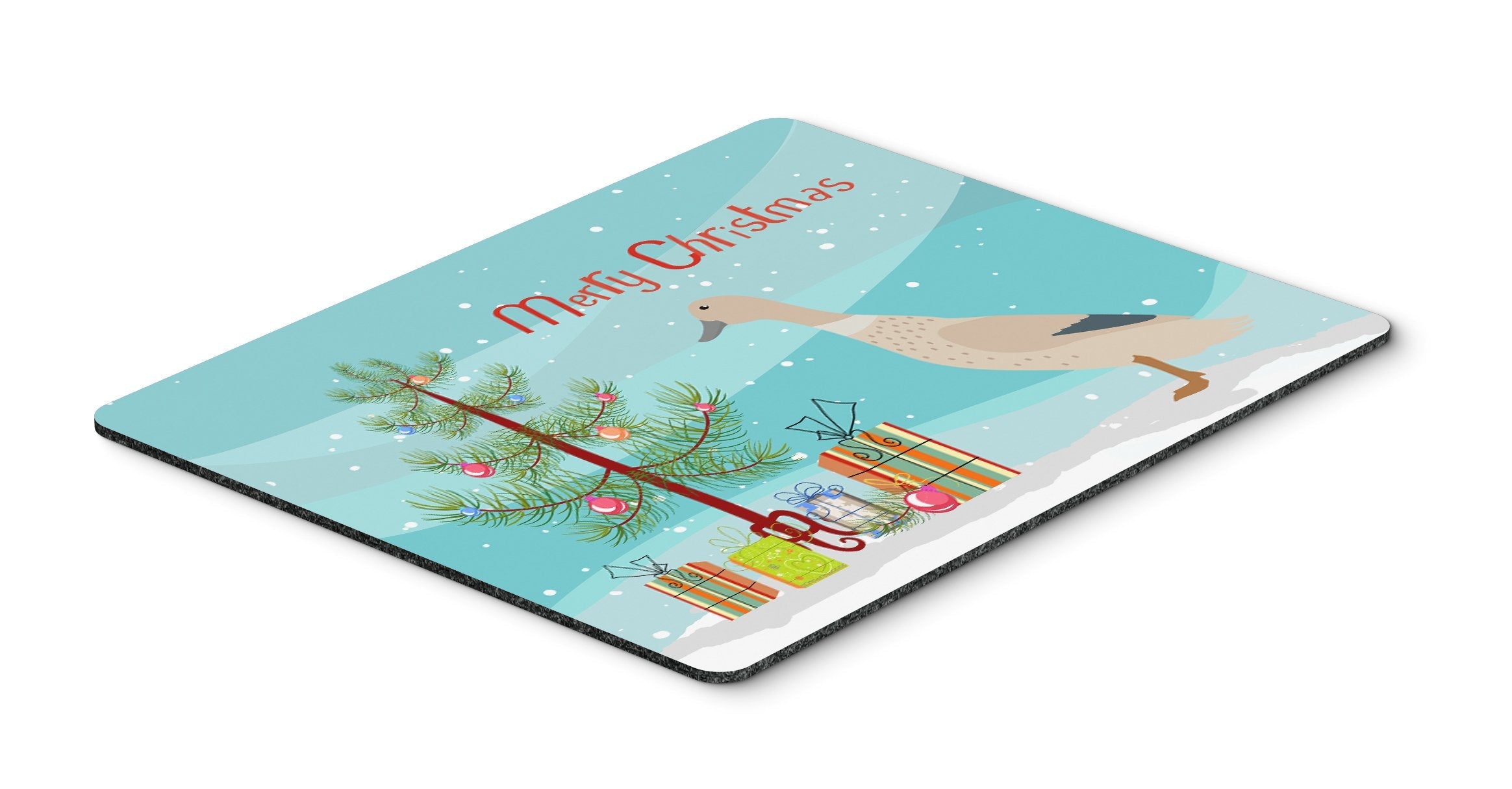 West Harlequin Duck Christmas Mouse Pad, Heat Resistant Trivet Hot Pad , Non Slip Rubber Desk Mat, Kitchen Counter Protector, Home Office Decor Gift