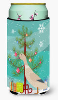 West Harlequin Duck Christmas Tall Boy Hugger Can Cooler Sleeve Machine Washable Drink Collapsible Insulator Beverage Insulated Holder