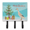 West Harlequin Duck Christmas Leash or Key Holder Wall Hooks, Coat Rack Wall Mount, for Hanging Keys, Towels, Aprons, Leashes