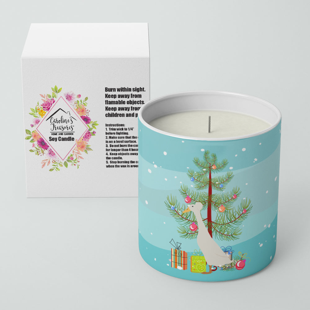 Bali Duck Christmas Decorative Soy Candle Nature Soy Wax Essential Oil Home Decor Ideal for Bedroom Kitchen Bath Office Gift, 10 oz