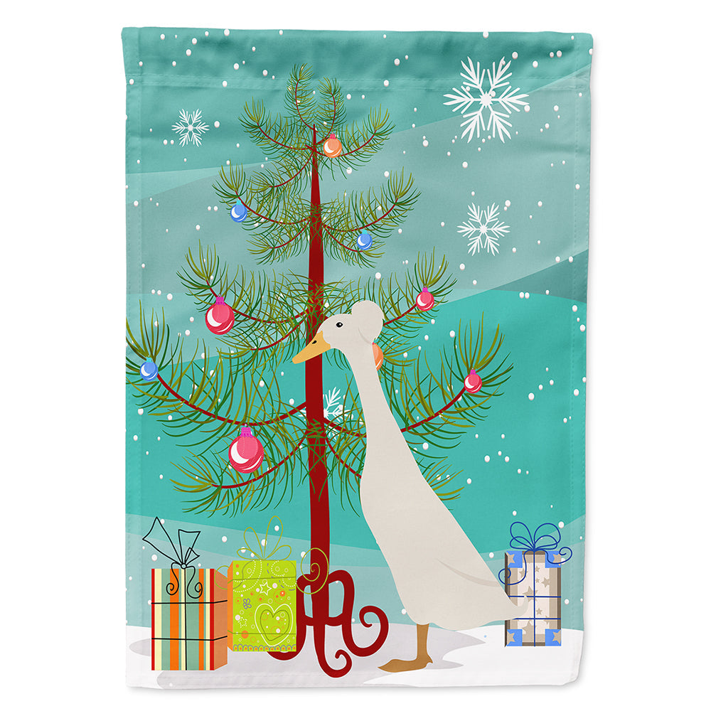 Bali Duck Christmas House Flag 28x40 Porch Sleeve Pole Decorative Outside Yard Banner Artwork Wall Hanging, Polyester