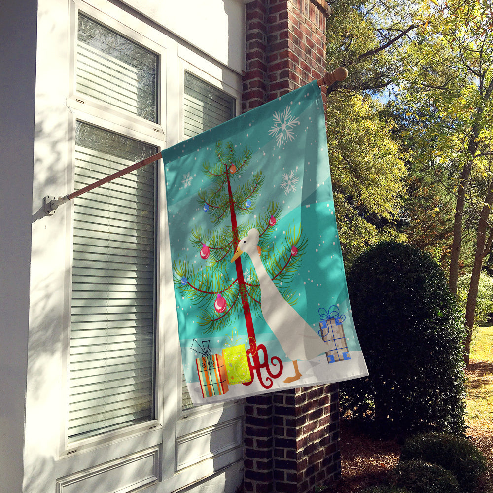 Bali Duck Christmas House Flag 28x40 Porch Sleeve Pole Decorative Outside Yard Banner Artwork Wall Hanging, Polyester