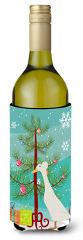 Bali Duck Christmas Wine Bottle Hugger Gift Sleeve for Standard 750 ml Bottles, Insulated Reusable Also Fits Mini Shot & Pint Bottles