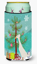 Bali Duck Christmas Tall Boy Hugger Can Cooler Sleeve Machine Washable Drink Collapsible Insulator Beverage Insulated Holder