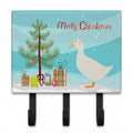 American Pekin Duck Christmas Leash or Key Holder Wall Hooks, Coat Rack Wall Mount, for Hanging Keys, Towels, Aprons, Leashes