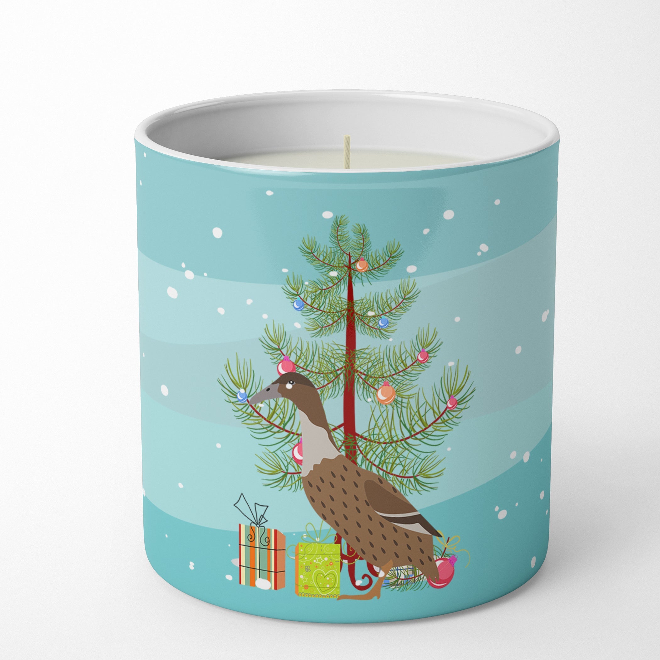 Dutch Hook Bill Duck Christmas Decorative Soy Candle Nature Soy Wax Essential Oil Home Decor Ideal for Bedroom Kitchen Bath Office Gift, 10 oz