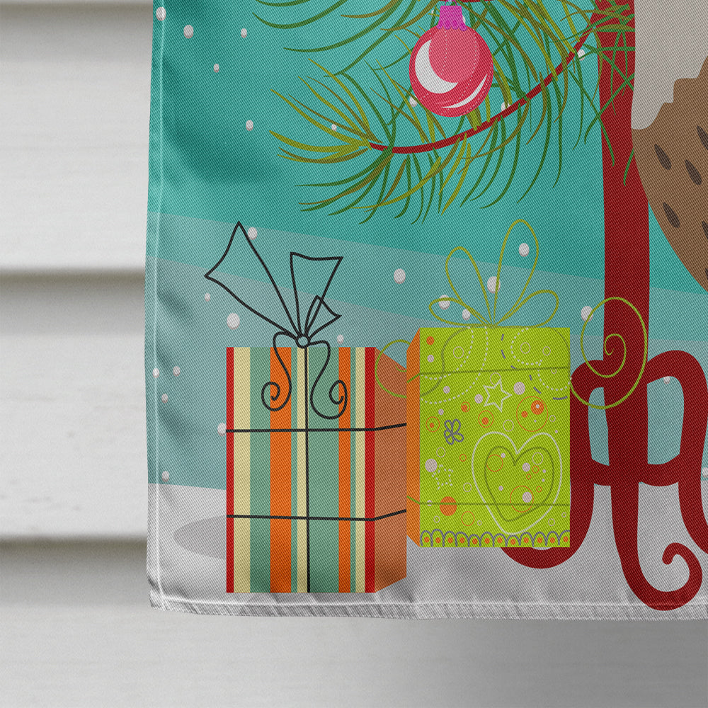 Dutch Hook Bill Duck Christmas House Flag 28x40 Porch Sleeve Pole Decorative Outside Yard Banner Artwork Wall Hanging, Polyester