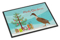 Dutch Hook Bill Duck Christmas Doormat Indoor Outdoor 24H X 36W Front Door Mat Rugs for Entryway, Non Slip Washable Low Pile,