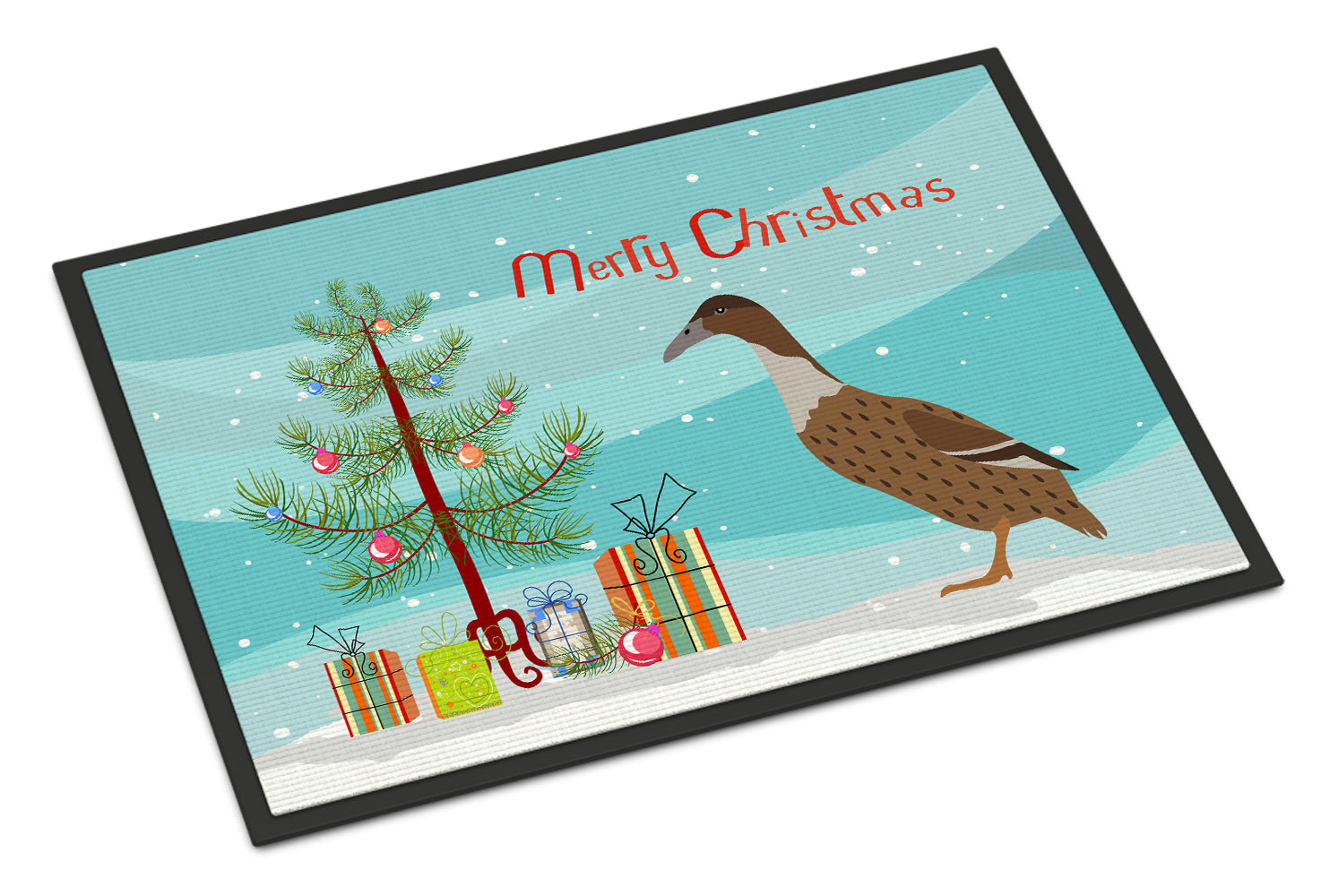 Dutch Hook Bill Duck Christmas Doormat Indoor Outdoor 24H X 36W Front Door Mat Rugs for Entryway, Non Slip Washable Low Pile,