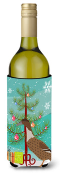 Dutch Hook Bill Duck Christmas Wine Bottle Hugger Gift Sleeve for Standard 750 ml Bottles, Insulated Reusable Also Fits Mini Shot & Pint Bottles