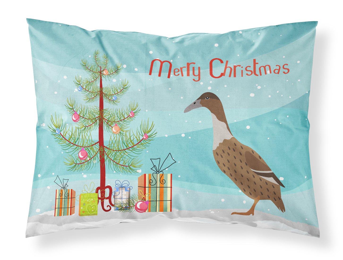 Dutch Hook Bill Duck Christmas Standard Pillowcase Lightweight Super Soft Easy Care Decorative Artwork Pillowcase, Standard